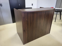 Columbia walnut Small Reception Desk