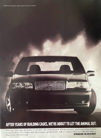 1996 Volvo 850R Original Ad