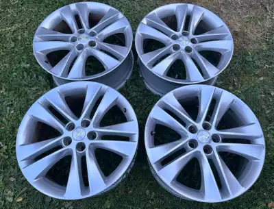⚠️ OEM ⚠️ ORIGINAL CHEVROLET ⚠️ OEM 18” CHEVY OEM ORIGINAL CRUZE RIMS ✅ CENTER CAPS INCLUDED ✅ TPMS...