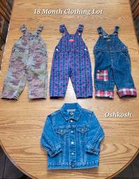 18 Month Boys Oshkosh Clothing Lot - St.Thomas 