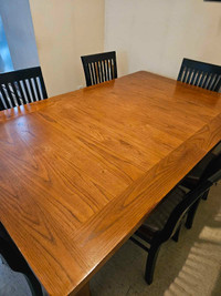 Dining room table and chairs for sale