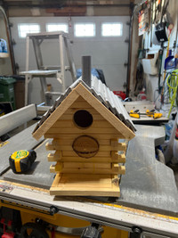 Pine Bird House one only