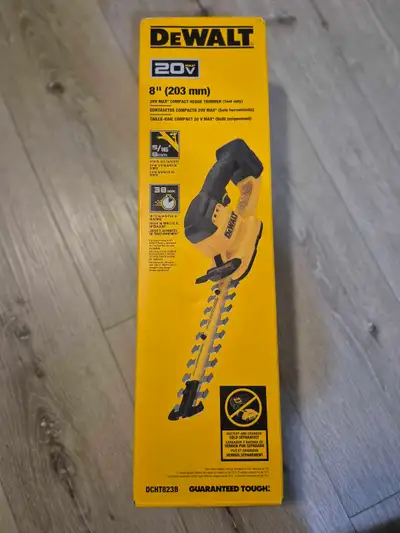DEWALT 20V MAX Brushless Compact 8in Hedge Trimmer (Tool, View more