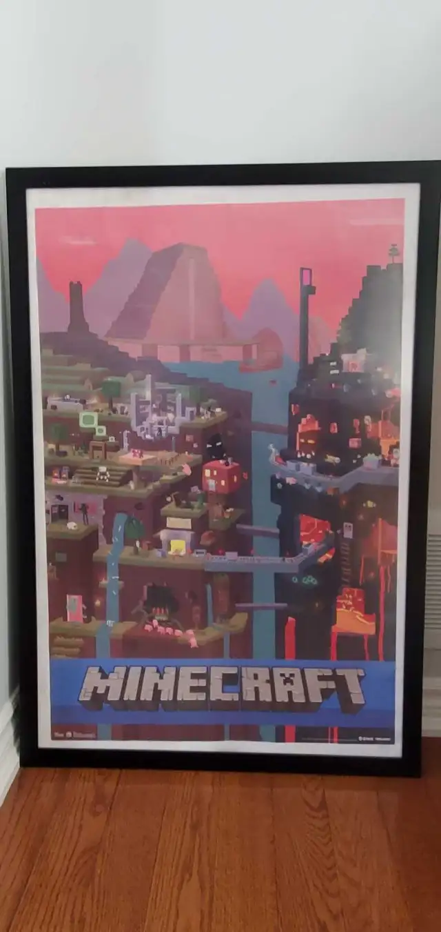 Minecraft Poster Framed64871933506818120