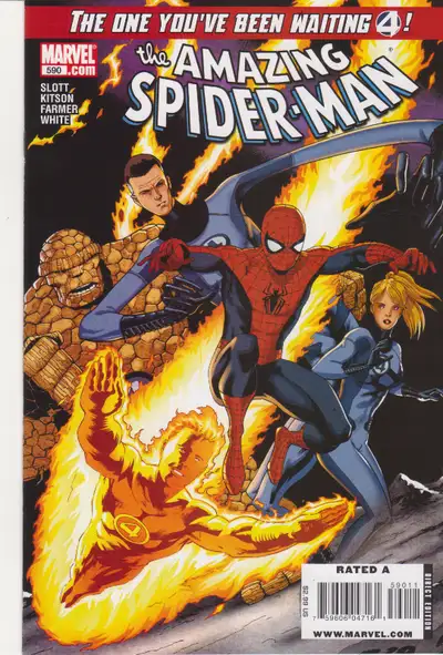 Amazing Spider-Man comics - Issues #590 & 591 - Fantastic Four, View more