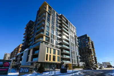 Magnifique condo impeccable situé au 8e étage d’un immeuble moderne récemment construit. Unité spaci...