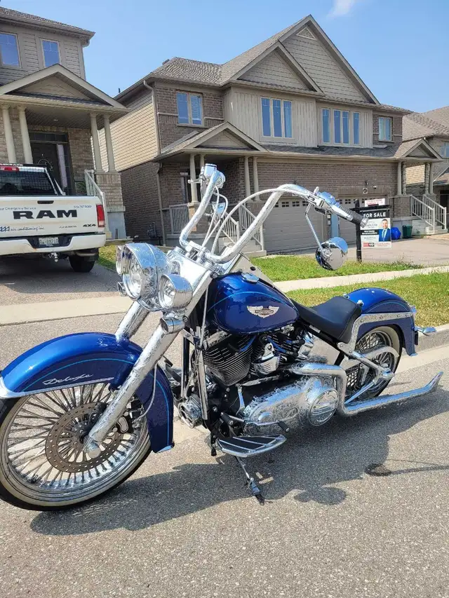 2010 Harley Davidson Softail Deluxe in Street, Cruisers & Choppers in Kitchener / Waterloo - Image 2