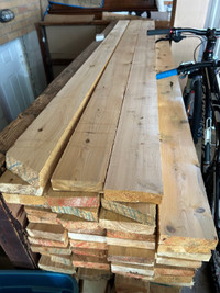 110 Eastern white cedar boards 1.5x5x8 