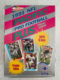 1991 Pacific Pro NFL Football Full Box of 36 Unopened Packs!