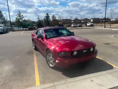 Stunning Redfire Metallic 2005 Ford Mustang GT Premium Convertible (S197) automatic. One owner since...
