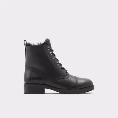 EUC Aldo winter leather women combat boots, View more