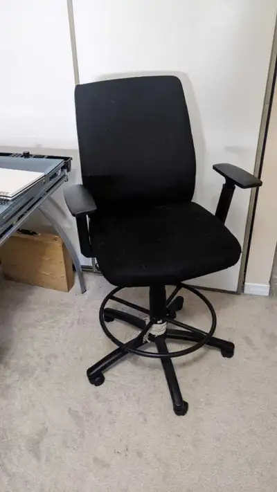 Tall drafting chair, View more
