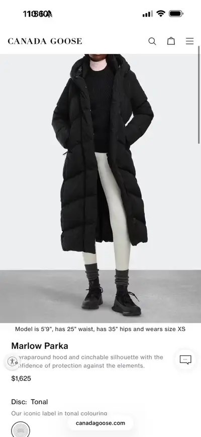 canada goose marlow parka , View more