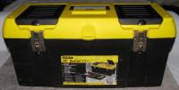 Stanley 24" Tool Box with Lid Organizers & Lift Out Tray + Tools