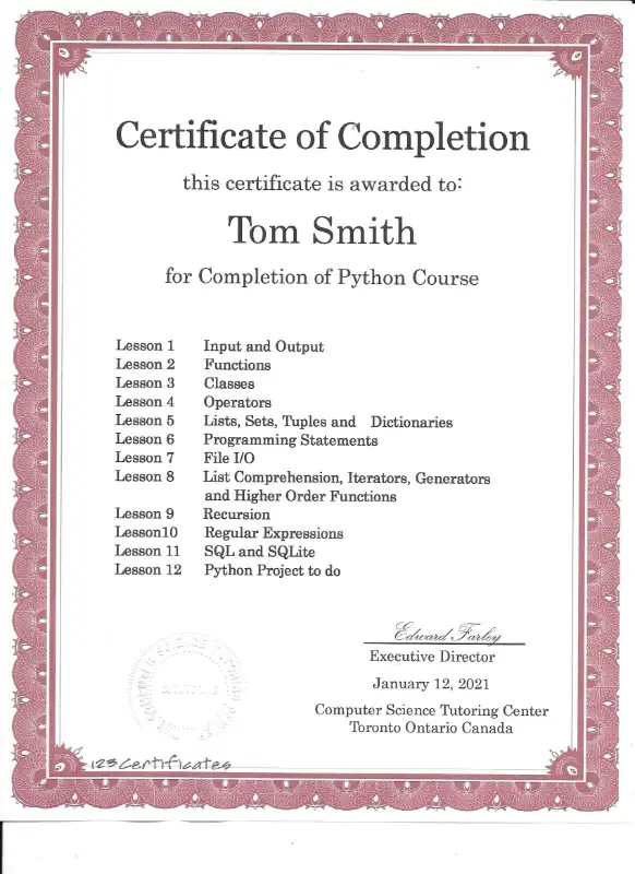 Learn Python on Skype interactive $15/hr first lesson free trial64739293490690121