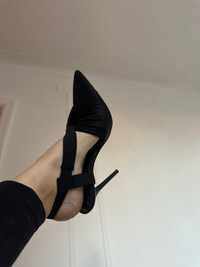 Zara Women’s Fabric High Heels - Size 40