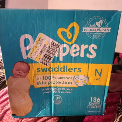 Pampers Swaddlers Size N, View more