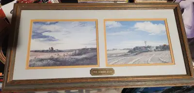 Framed Picture Sharon Larson Country Living Oil On Canvas Saskat, View more