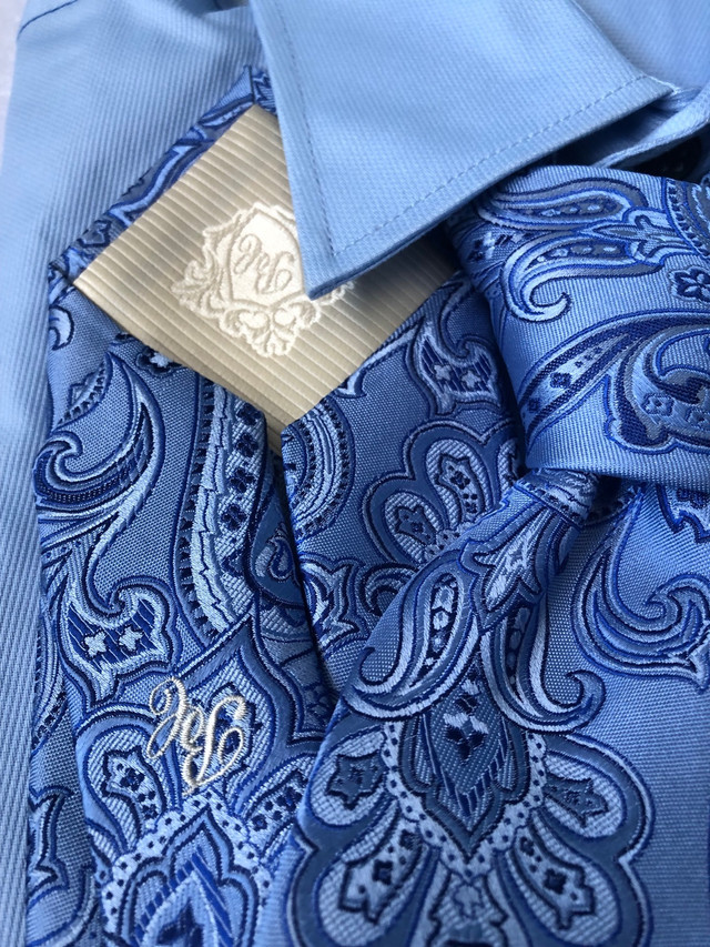 BRAND NEW Men’s Dress Shirt & Tie Set (Size L 16-16.5) $30  in Men's in Kingston - Image 2