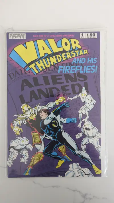 Valor Thunderstar and his Fireflies!-Now Comics - issue 1 - 1986, View more