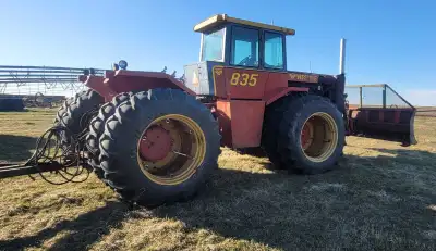 Have a 1980 Versatile 835 for sale, 4 hyd, inside duals 70%, outside 40% Newer batteries, Seats in g...