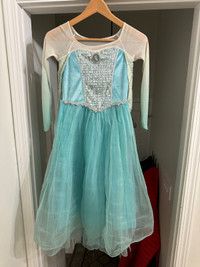 Disney Store Size 7/8 Elsa Princess Costume Dress