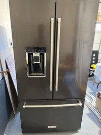 KitchenAid 23.8 Cu Ft 36” Counter Depth French Door refrigerator