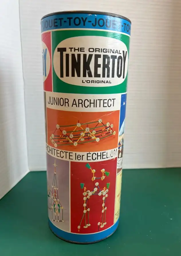 Vintage TinkerToy Junior Architect Set in Toys & Games in Markham / York Region - Image 2