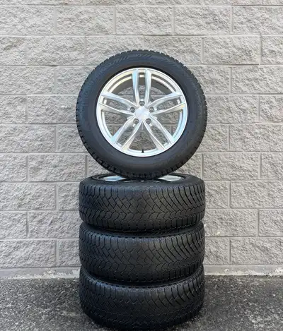 Winter / Snow Gislaved Nord Frost 200 SUV Tires w/ Replica Wheels. 4x 235 60 18 (85%). Fits: Audi Q5...