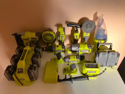 RYOBI 18V Various Tools & HP Batteries, View more