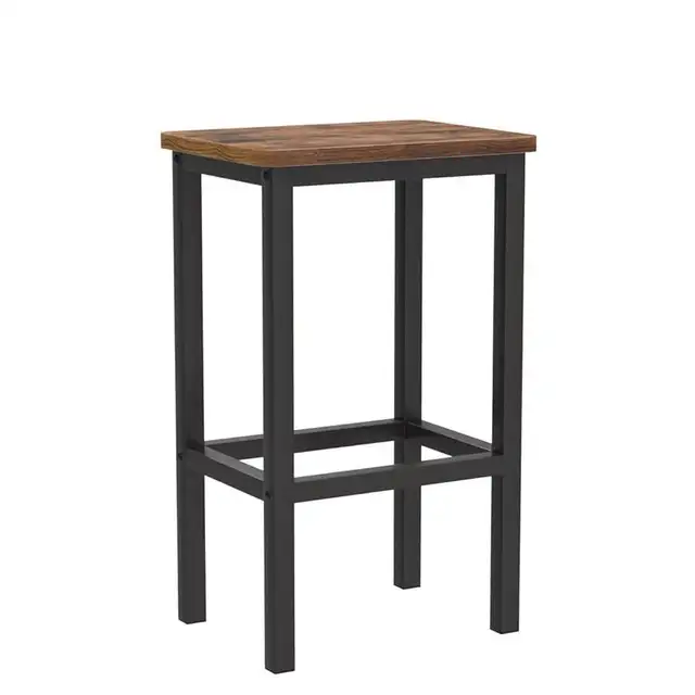 Kitchen Breakfast Bar Stool with Footrest, Industrial in Living  in Chairs & Recliners in Markham / York Region - Image 2