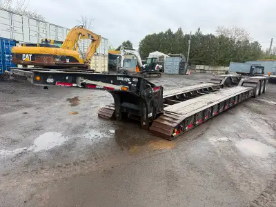 Trailking TK55/ 2010 Tri axles/ 60 in spread/ 305 tires 26 ft well deck Dot inspected