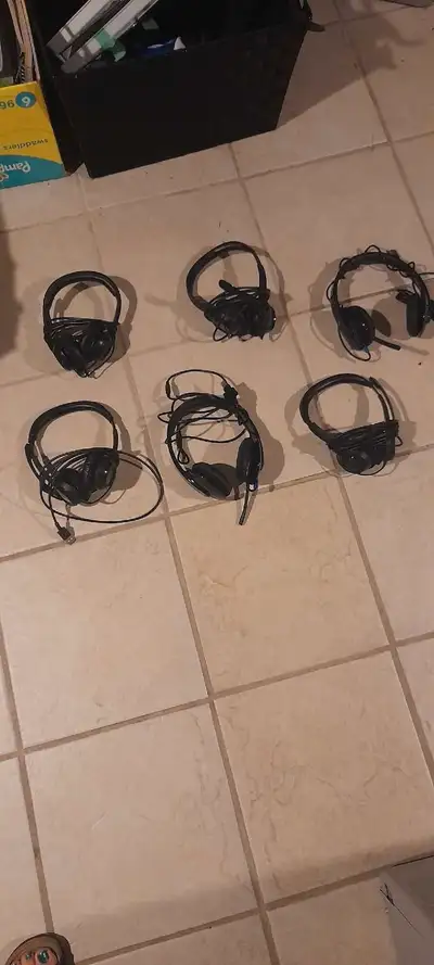 headsets...USB...Logitech make.. PICK UP SARNIA, View more