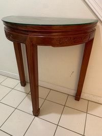 Oriental rosewood console table