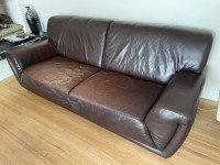 Natuzzi Leather Couch 