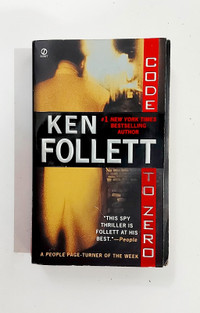 Roman - Ken Follett - CODE ZERO - Anglais - Livre de poche