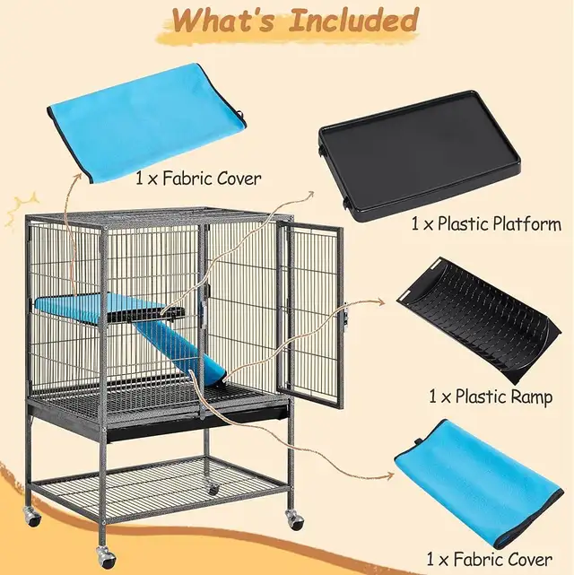 Metal Rolling Critter Nation Cage for Adult Rats/Ferrets in Accessories in Markham / York Region - Image 6