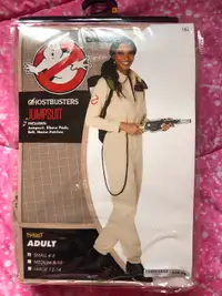 Adult Ghostbusters Jumpsuit Costume Size Small 4-6