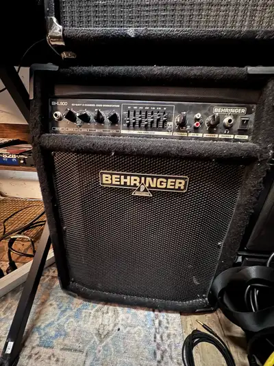 Behringer 90 watts bass amp. Working no issues. Perfect practice amp for jam spaces 150$ obo pickup...