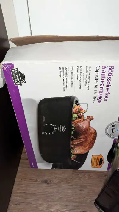 Rival Roaster Oven w/ Steel Pans & Racks, Black, 16-qt/15L, View more