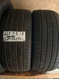 2 x 225/45r18 pneus été