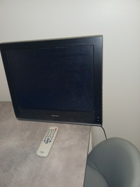 21’ TOSHIBA HDTV WITH STAND + REMOTE