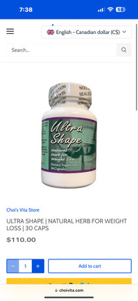 Ultra Shape Natural Herb for Weightloss