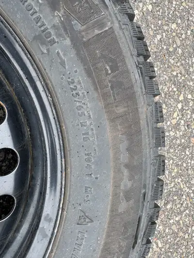 For sale all season tires on rims from Ford Escape in a good condition tires Altimax Arctic 12 225/6...