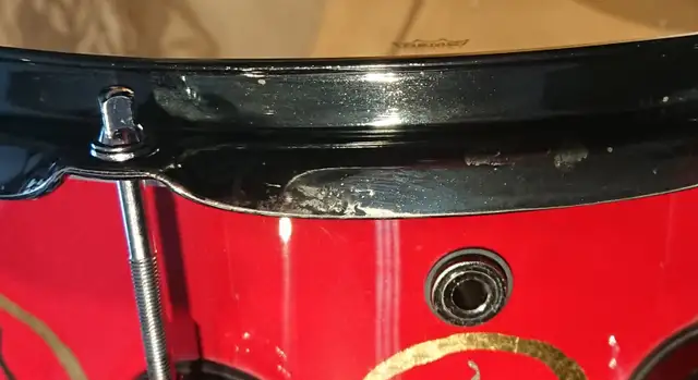 NEIL PEART DW SNARE DRUM SNAKES & ARROWS in Drums & Percussion in Windsor Region - Image 7