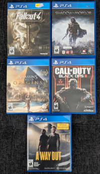 Playstation 4 Video Games (PS4)