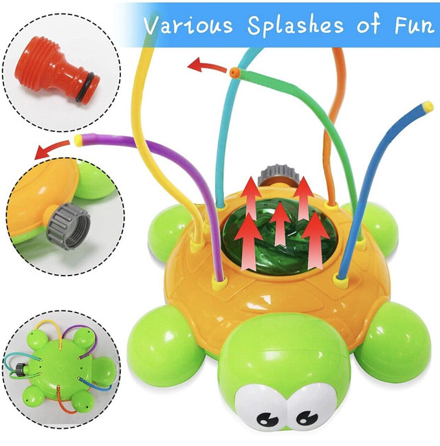 Brand new Water Splash Toys Tortoise Spray Sprinkler in Other in Markham / York Region - Image 4