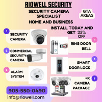 4K SURVEILLANCE CAMERA AVAILABLE FOR INSTALLATION AND SALE