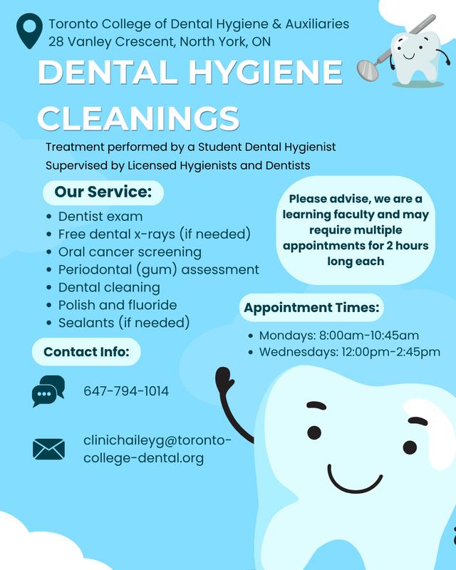 Affordable Dental Cleaning!!