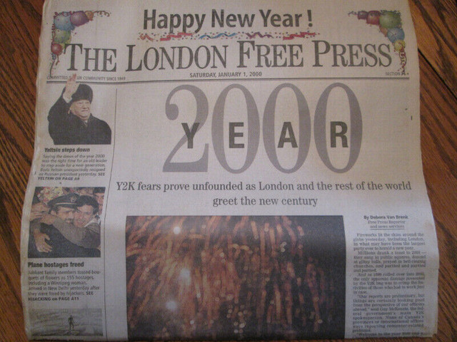 Millennium Edition London Free Press in Arts & Collectibles in London